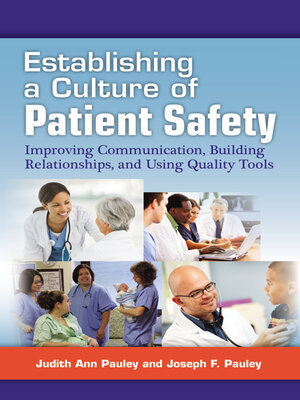 cover image of Establishing a Culture of Patient Safety